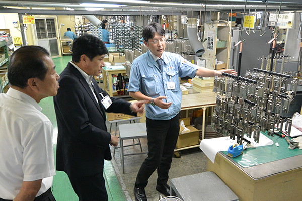 山梨県機械金属工業団地入居企業の代表者との意見交換会の写真3