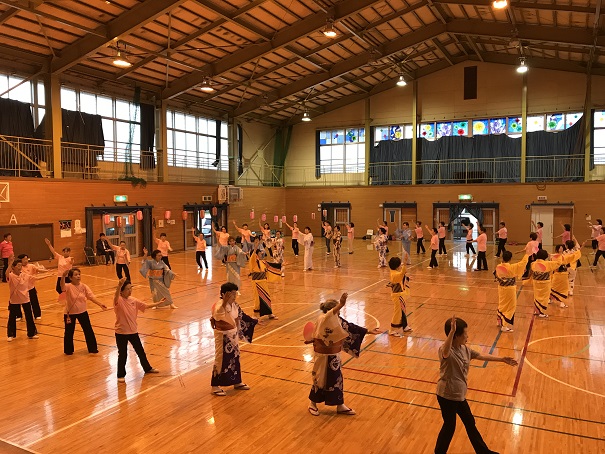 甲府市女性レクリエーション協会盆踊り大会の写真1