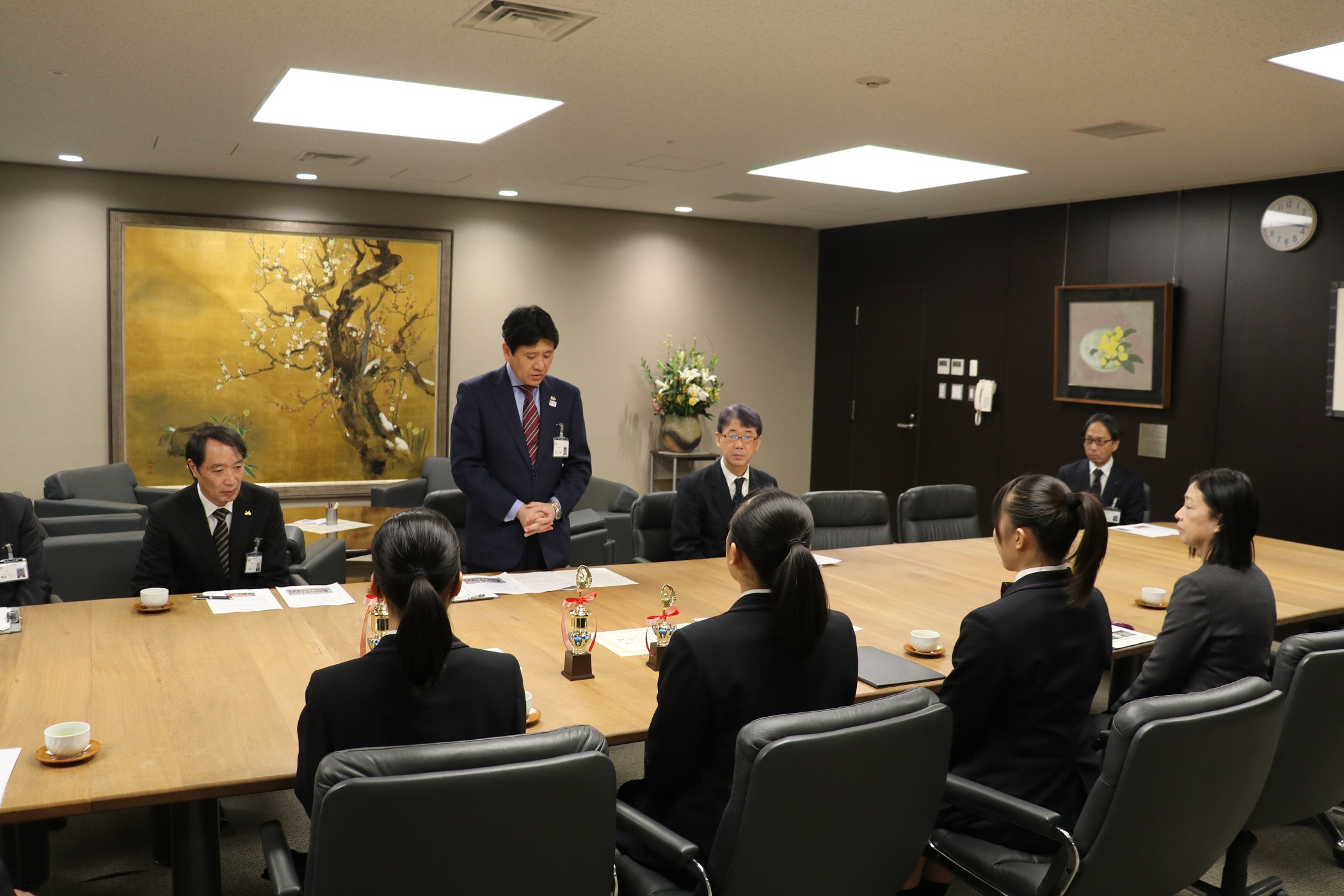 第10回全国高等学校ダンスドリル冬季大会ソングリーダー部門ラージ編成優勝報告及びアメリカ大会出場報告の写真1