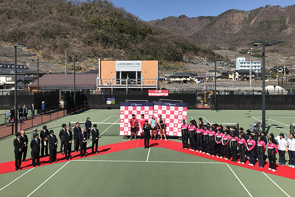 第17回甲府国際オープンテニス2019表彰式の写真2