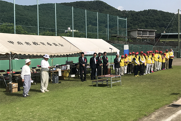 甲府市高齢者学級協議会グラウンド・ゴルフ大会の写真2