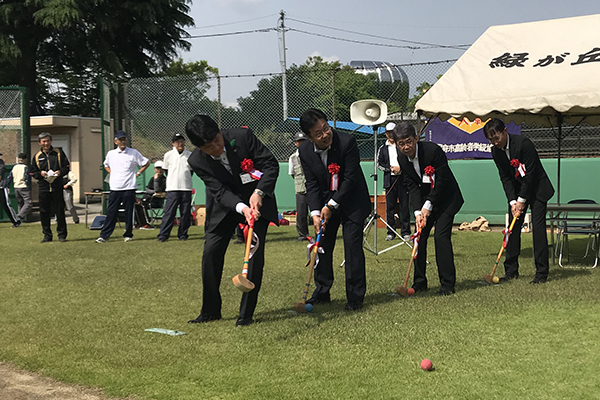 甲府市高齢者学級協議会グラウンド・ゴルフ大会の写真3