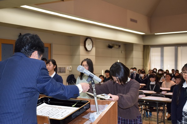 令和元年度なでしこ賞（撫子賞）表彰式の写真1