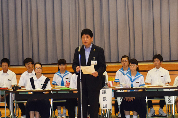 甲府市少年議会第1回中央議会の写真2