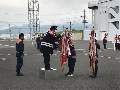 第54回甲府市消防団員消防操法大会の写真2