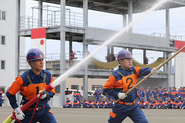 第44回甲府地区支部消防団員総合訓練大会の写真4
