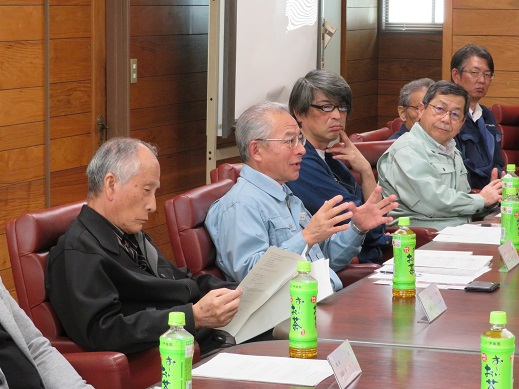 山梨県機械金属工業団地入居企業の代表者との意見交換会の写真2