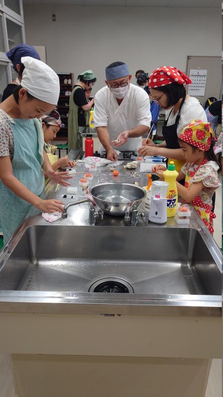 親子和菓子作り教室2