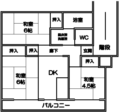荒川団地間取6号館