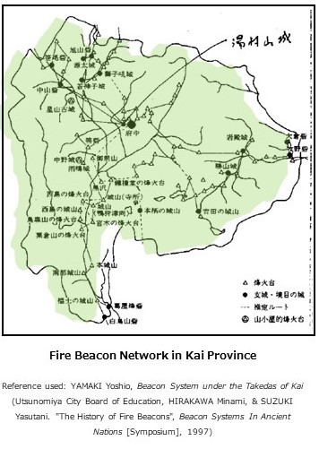 湯村山狼煙台解説図