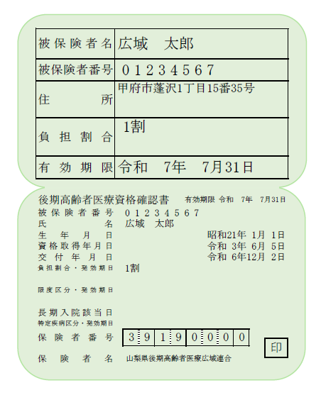 資格確認書