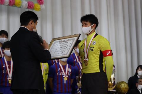 甲府市 山梨学院高等学校サッカー部の活躍