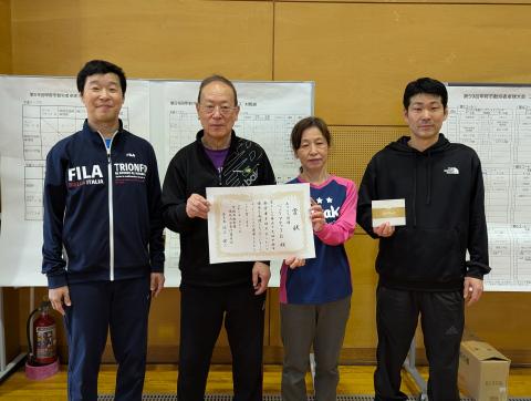 卓球Aクラス優勝（バックアタックB）