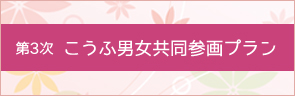 第3次　こうふ男女共同参画プラン