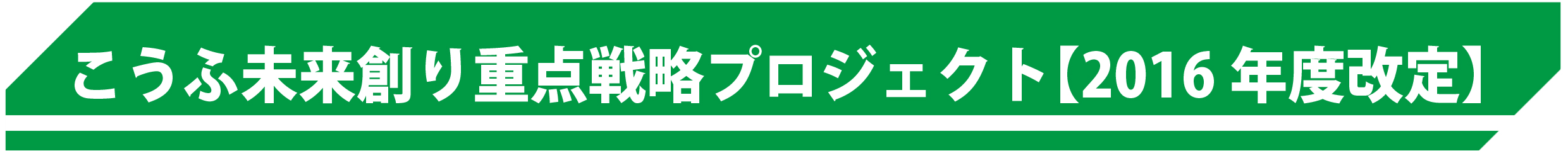 見出し画像「こうふ未来創り重点戦略プロジェクト【2016年度改定】」