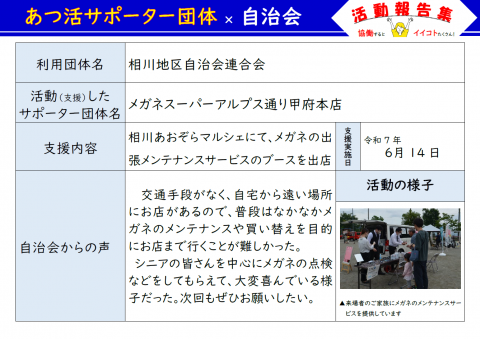 R7あおぞらマルシェ