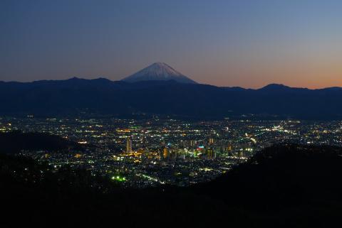 白山の夜景の写真